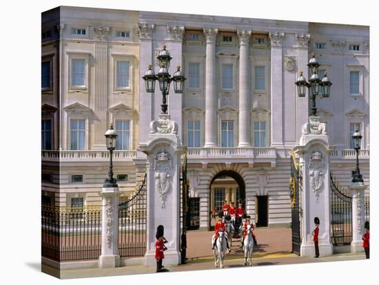 Carriage Leaving Buckingham Palace, London, England, UK-Adina Tovy-Premier Image Canvas