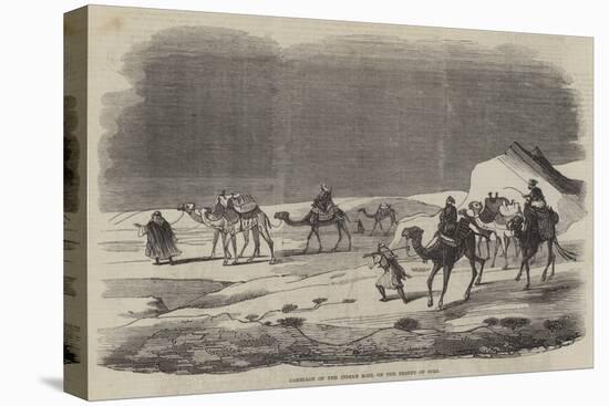 Carriage of the Indian Mail on the Desert of Suez-null-Premier Image Canvas