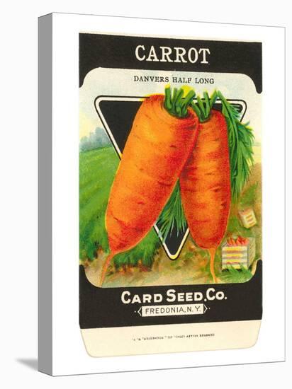 Carrot Seed Packet-null-Stretched Canvas