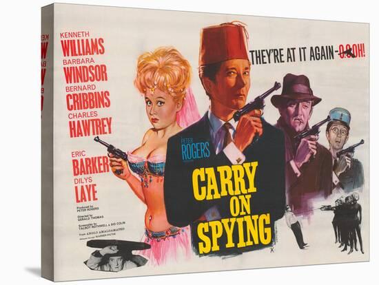 Carry on Spying-The Vintage Collection-Stretched Canvas