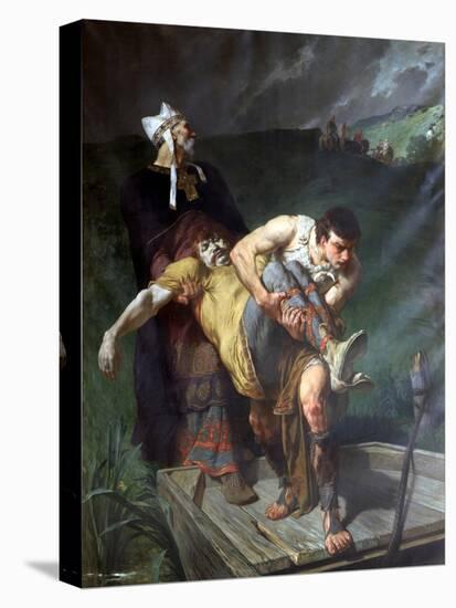 Carrying the Dead, C1842-1896-Evariste Vital Luminais-Premier Image Canvas