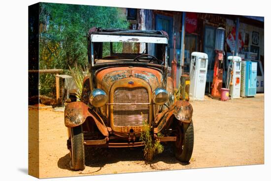 Cars - Ford - Route 66 - Gas Station - Arizona - United States-Philippe Hugonnard-Premier Image Canvas