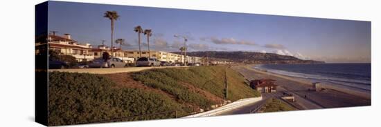 Cars in Front of Buildings, Redondo Beach, Los Angeles County, California, USA-null-Premier Image Canvas