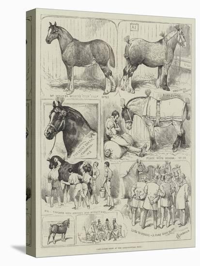 Cart-Horse Show at the Agricultural Hall-Alfred Courbould-Premier Image Canvas