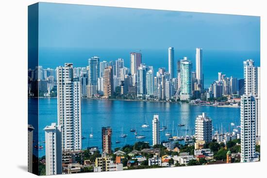 Cartagena Skyscapers-jkraft5-Premier Image Canvas