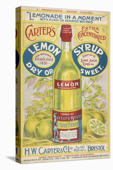 Carter's Lemon Syrup - Lemonade in a Moment-null-Stretched Canvas