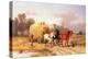 Carting Hay, 19th Century-Alexis De Leeuw-Premier Image Canvas