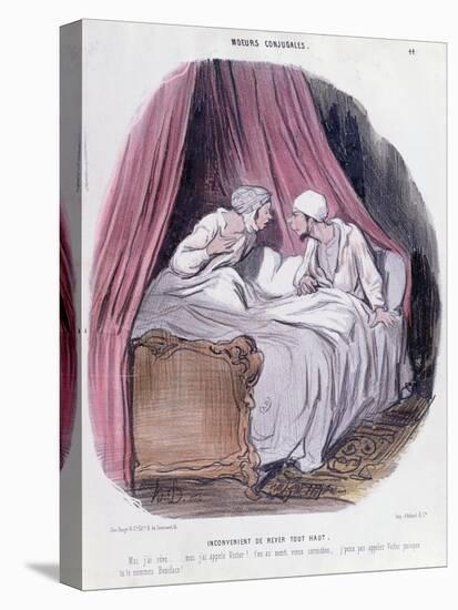 Cartoon About Marriage, Mid Nineteenth Century-Honore Daumier-Premier Image Canvas