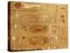 Cartouches of Thutmose III, 1479-25 18th Dynasty New Kingdom Egyptian Pharaoh, and Hieroglyph-null-Premier Image Canvas