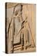 Carved relief of Darius the Great, builder of Persepolis, UNESCO World Heritage Site, Iran, Middle -James Strachan-Premier Image Canvas