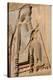 Carved relief of Darius the Great, builder of Persepolis, UNESCO World Heritage Site, Iran, Middle -James Strachan-Premier Image Canvas