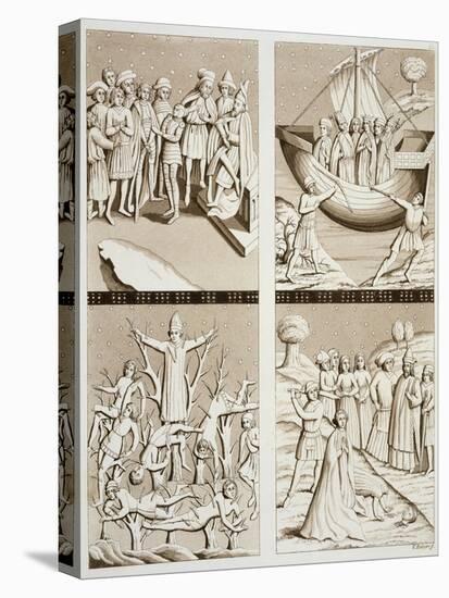 Carvings from the Church at Uppsala, Plate 42 from "Le Costume Ancien Et Moderne"-Vittorio Raineri-Premier Image Canvas