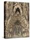 Carvings on Facade of Sagrada Familia Temple, UNESCO World Heritage Site, Barcelona, Spain-Rolf Richardson-Premier Image Canvas