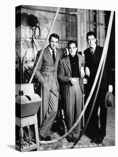 Cary Grant, Frank Capra, James Stewart. "The Philadelphia Story" 1940, Directed by George Cukor-null-Premier Image Canvas