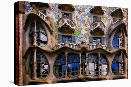 Casa Batllo Gaudi, Barcelona, Spain-George Oze-Premier Image Canvas