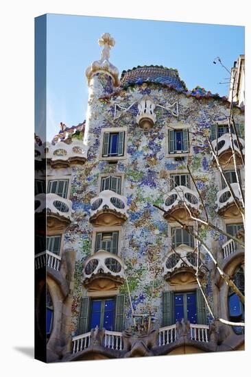 Casa Batllo, UNESCO World Heritage Site, Barcelona, Catalonia, Spain, Europe-Mark Mawson-Premier Image Canvas