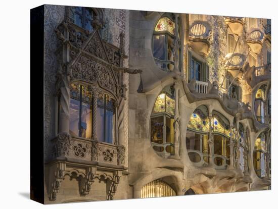 Casa Batllo, UNESCO World Heritage Site, Barcelona, Catalonia, Spain, Europe-Angelo Cavalli-Premier Image Canvas