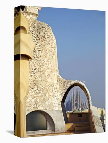 Casa Mila, Barcelona, Catalonia, Spain, Europe-Mark Mawson-Premier Image Canvas