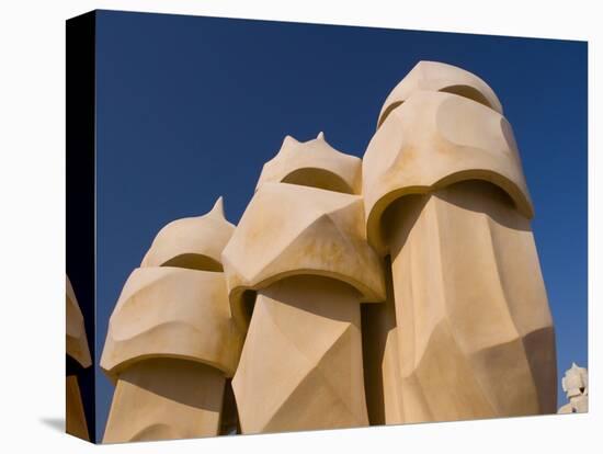 Casa Mila, UNESCO World Heritage Site, Barcelona, Catalonia, Spain, Europe-Ben Pipe-Premier Image Canvas