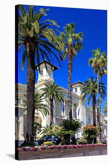 Casino in San Remo, Province of Imperia, Liguria, Italy-null-Stretched Canvas