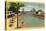 Casino Swimming Pool, Santa Barbara, California-null-Stretched Canvas