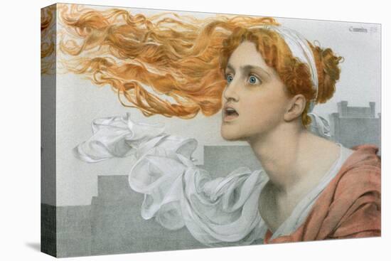 Cassandra (W/C on Paper)-Anthony Frederick Augustus Sandys-Premier Image Canvas