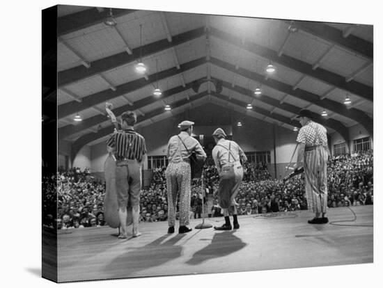 Cast Members Entertaining on the Stage of the Grand Ole Opry-Yale Joel-Premier Image Canvas