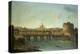 Castel Santangelo and Ponte Santangelo, Rome, with St. Peters and Vatican-Antonio Joli-Premier Image Canvas