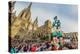 Castellers or Human Tower Exhibiting in Front of the Cathedral, Barcelona, Catalonia, Spain-Stefano Politi Markovina-Premier Image Canvas