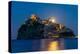 Castello Aragonese at dusk, Island of Ischia, Campania, Italy, Europe-Neil Farrin-Premier Image Canvas