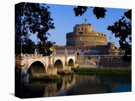 Castello Sant Angelo and River Tiber, Rome, Lazio, Italy, Europe-Charles Bowman-Premier Image Canvas
