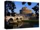 Castello Sant Angelo and River Tiber, Rome, Lazio, Italy, Europe-Charles Bowman-Premier Image Canvas