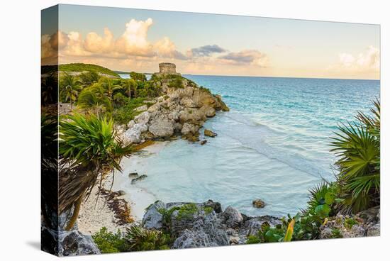 Castle at Tulum Mexico Yutacan-null-Stretched Canvas
