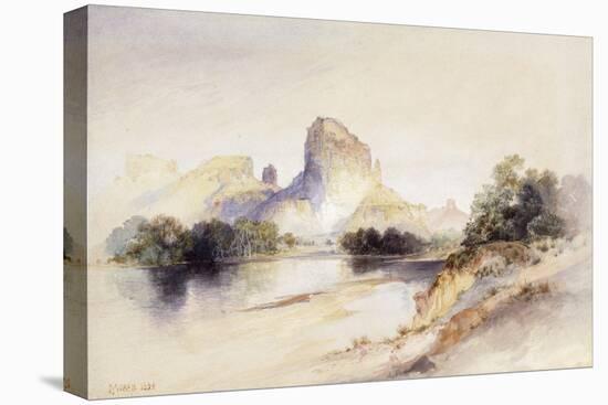 Castle Butte, Green River, Wyoming, 1894-Thomas Moran-Premier Image Canvas