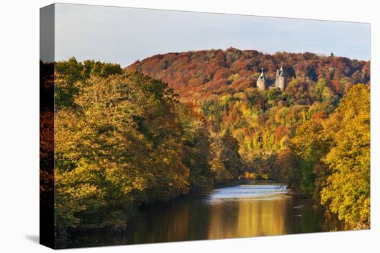 Castle Coch (Castell Coch) (The Red Castle) in autumn, Tongwynlais, Cardiff, Wales, United Kingdom,-Billy Stock-Premier Image Canvas