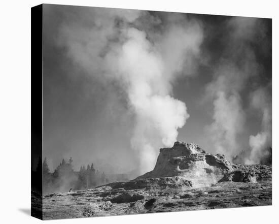 Castle Geyser Cove, Yellowstone National Park, Wyoming, ca. 1941-1942-Ansel Adams-Stretched Canvas