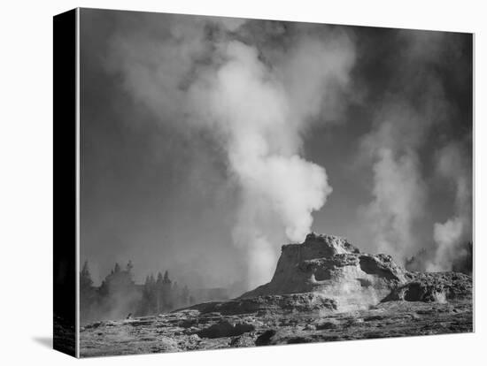 Castle Geyser Cove Yellowstone National Park Wyoming, Geology, Geological 1933-1942-Ansel Adams-Stretched Canvas