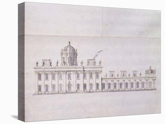 Castle Howard, Yorkshire: a Schematic Pencil Sketch Showing the Development of the Forecourt…-Sir John Vanbrugh-Premier Image Canvas