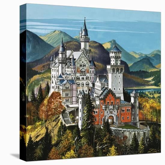 Castle Neuschwanstein-Dan Escott-Premier Image Canvas