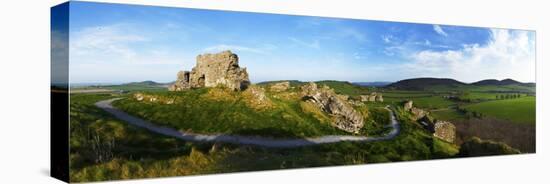 Castle on a Hill, Dunamase Castle, Port Laoise, County Laois, Republic of Ireland-null-Stretched Canvas