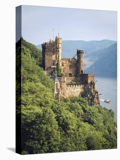 Castle Rheinstein, Rhineland-Pfalz, Germany-Walter Bibikow-Premier Image Canvas