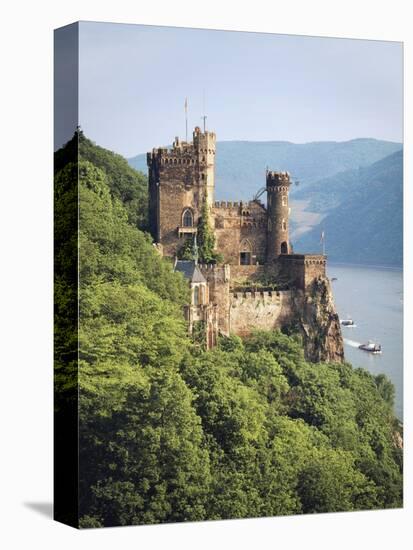 Castle Rheinstein, Rhineland-Pfalz, Germany-Walter Bibikow-Premier Image Canvas