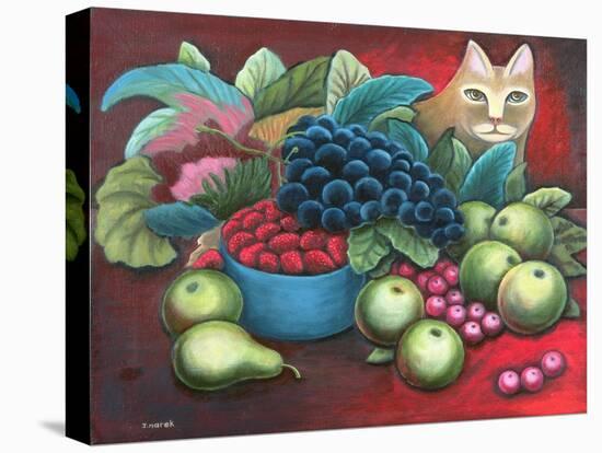 Cat and Fruit-Jerzy Marek-Premier Image Canvas