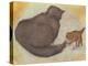 Cat and Kitten-Edward Burne-Jones-Premier Image Canvas