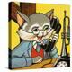 Cat Answering the Telephone-null-Premier Image Canvas