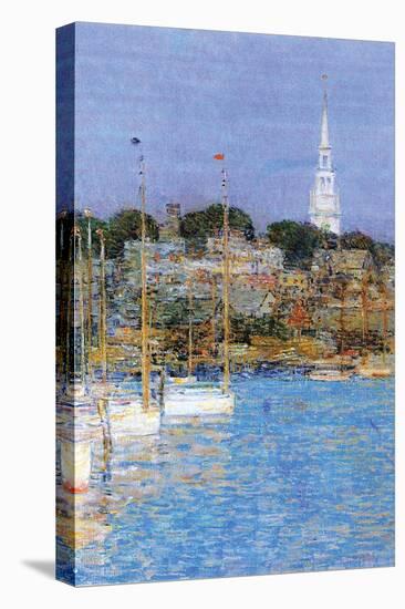 Cat Boats, Newport-Childe Hassam-Stretched Canvas