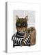 Cat Burglar-Fab Funky-Stretched Canvas