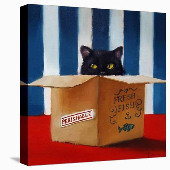 Cat Burglar-Lucia Heffernan-Stretched Canvas