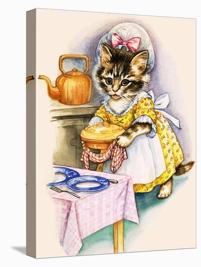 Cat Cooking a Pie-null-Premier Image Canvas