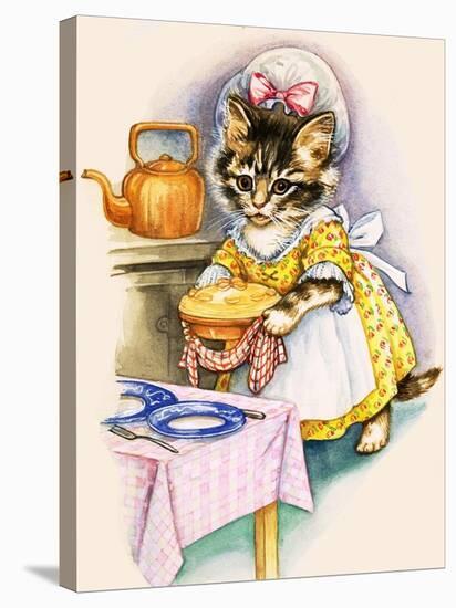 Cat Cooking a Pie-null-Premier Image Canvas